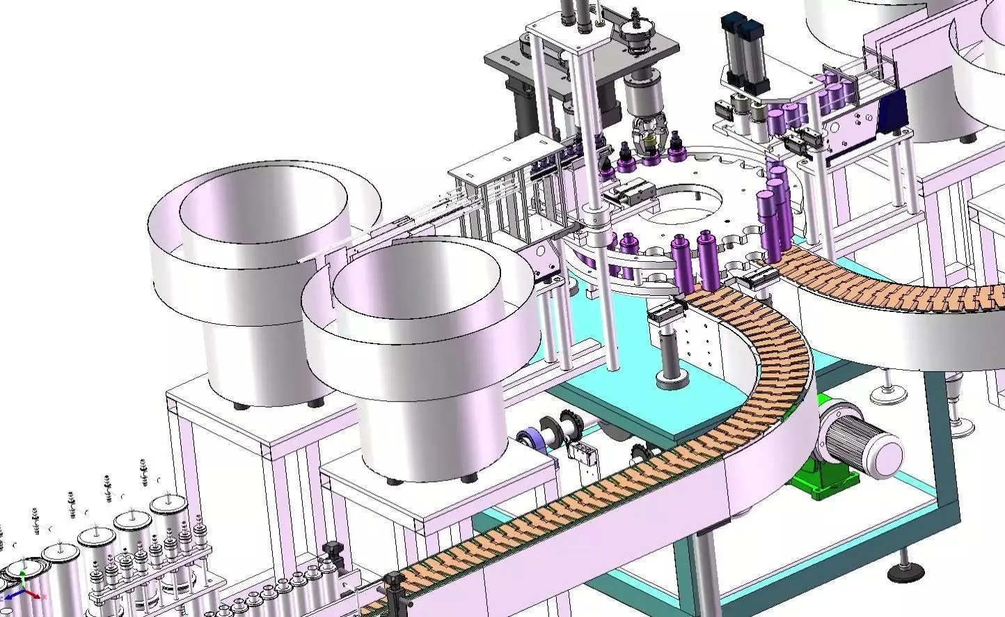 Automatic Aerosol Filling and Capping Production Line 3D model_6