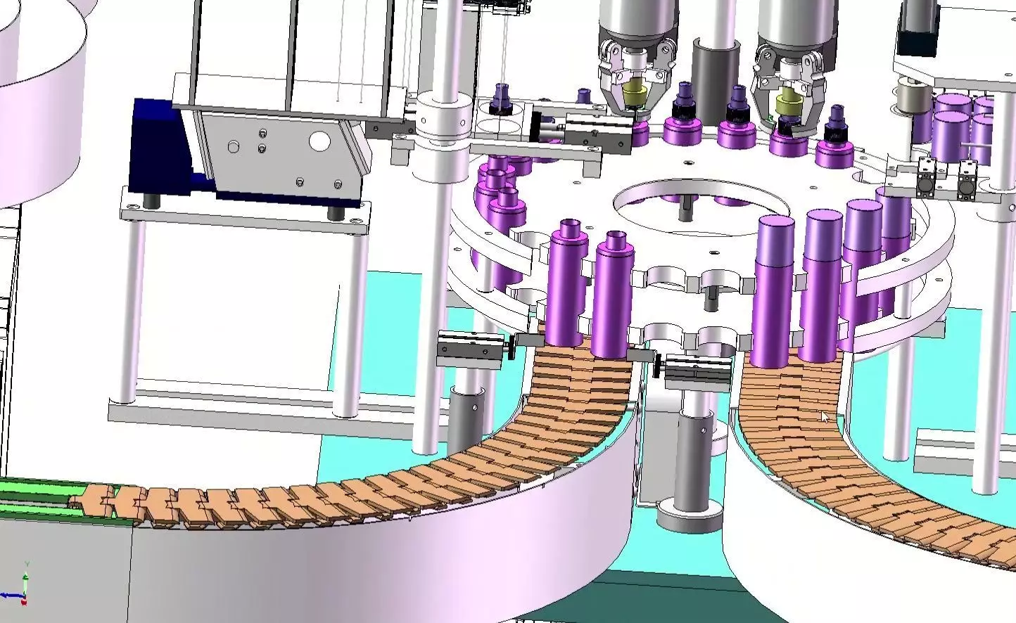 Automatic Aerosol Filling and Capping Production Line 3D model_25