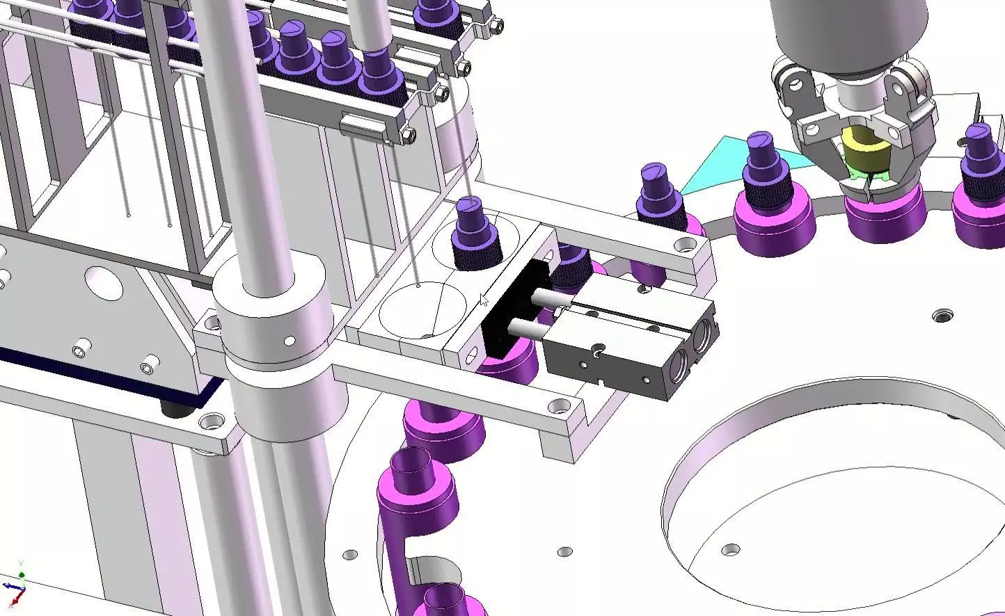 Automatic Aerosol Filling and Capping Production Line 3D model_21