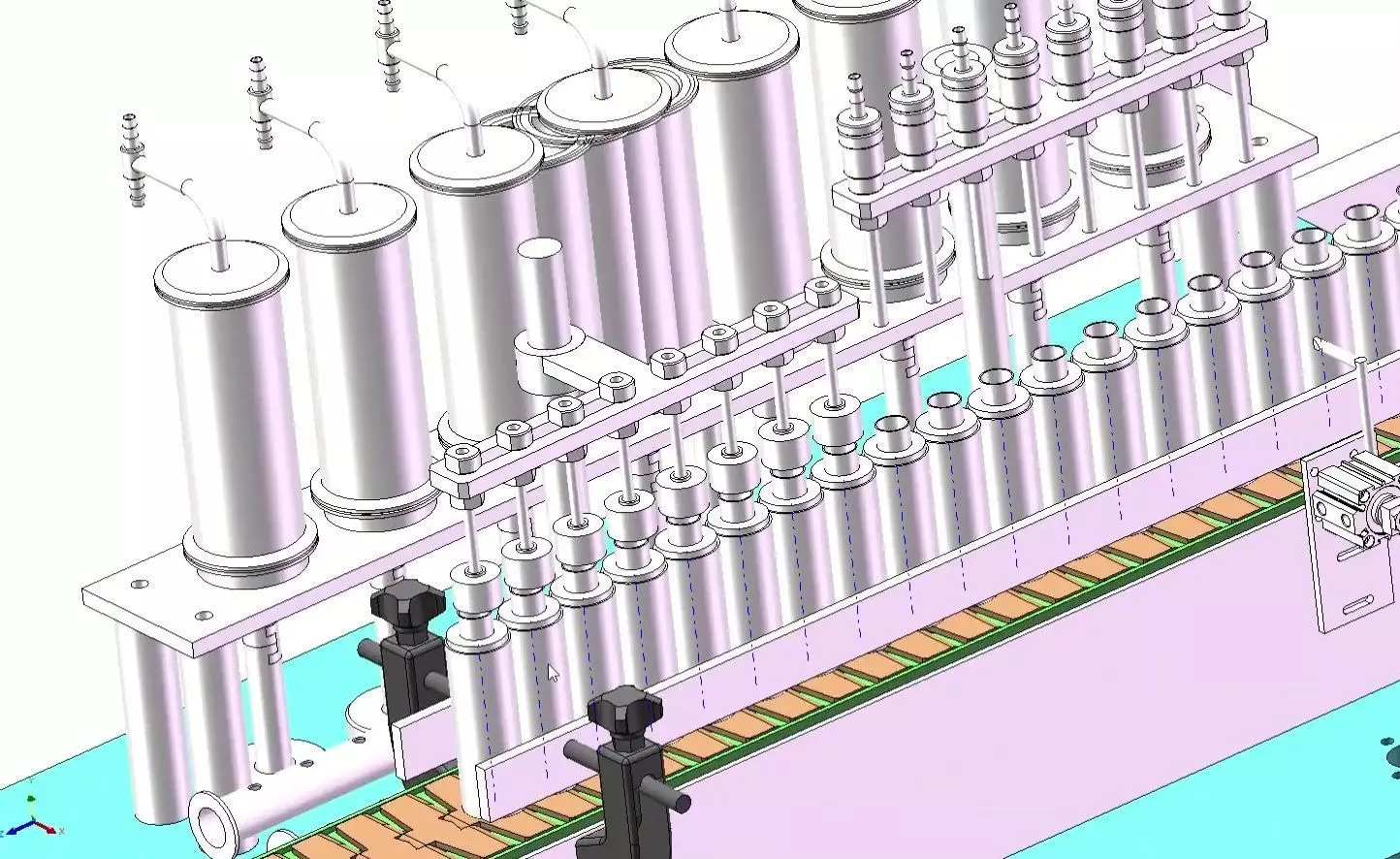 Automatic Aerosol Filling and Capping Production Line 3D model_7