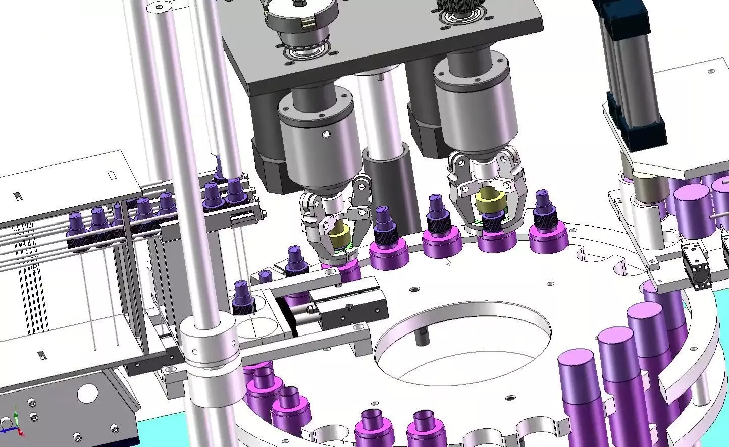 Automatic Aerosol Filling and Capping Production Line 3D model_19