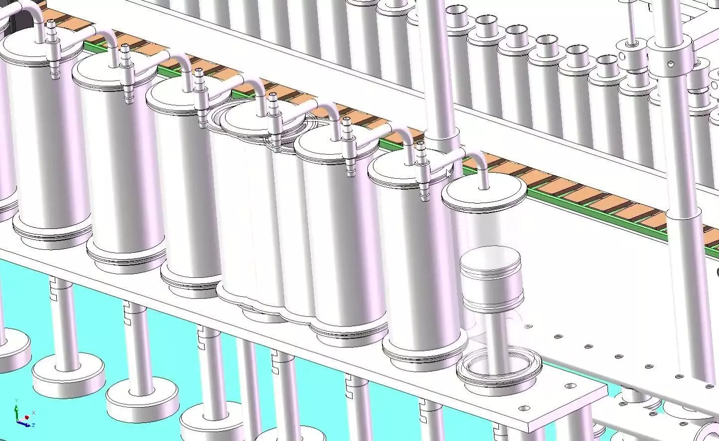 Automatic Aerosol Filling and Capping Production Line 3D model_10