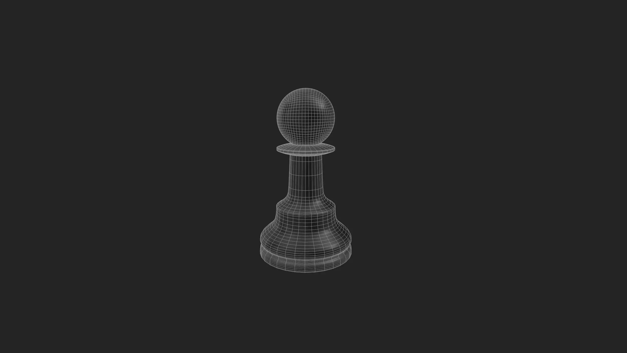 Chessboard Low-poly 3D model_16