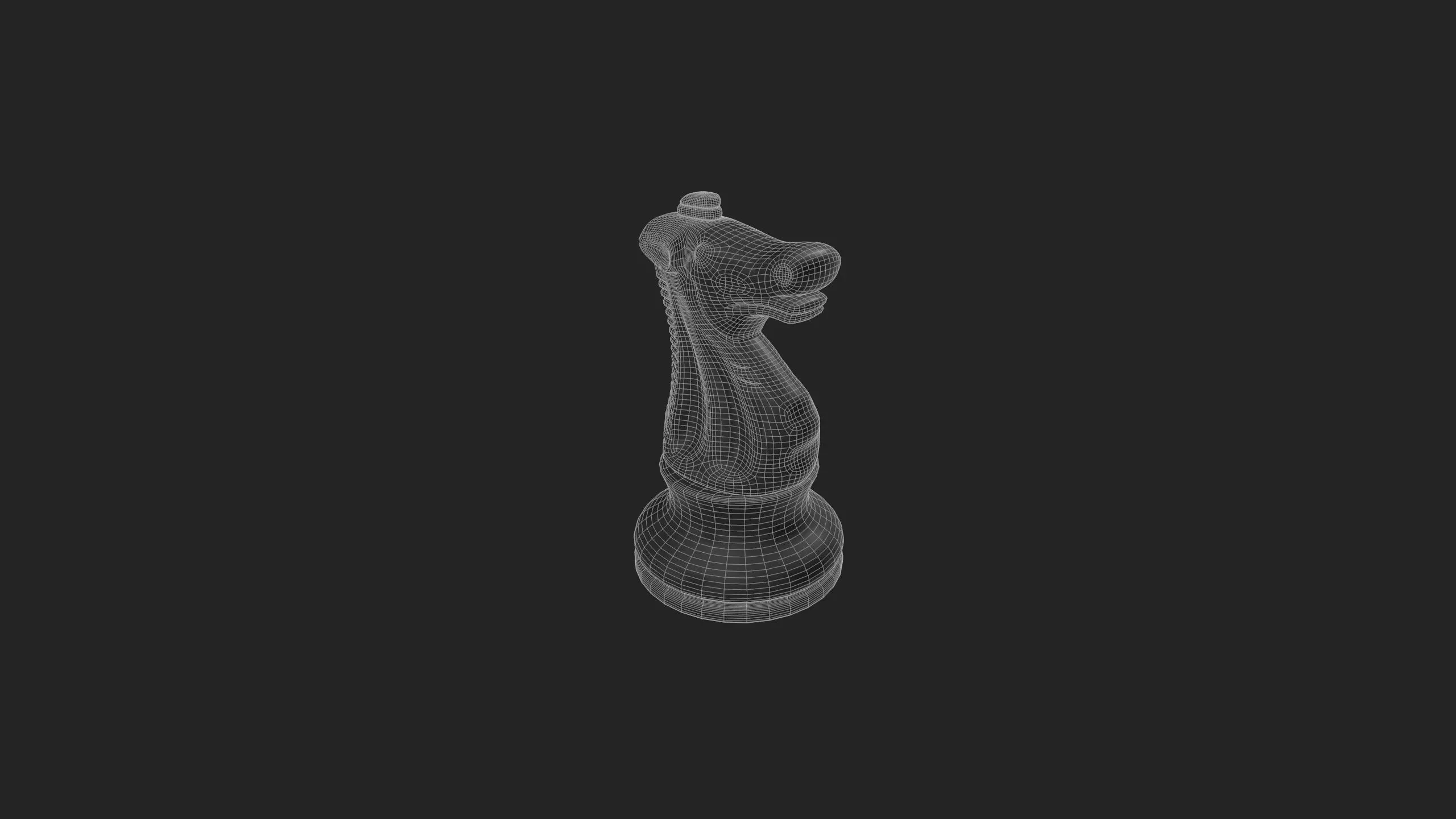 Chessboard Low-poly 3D model_17