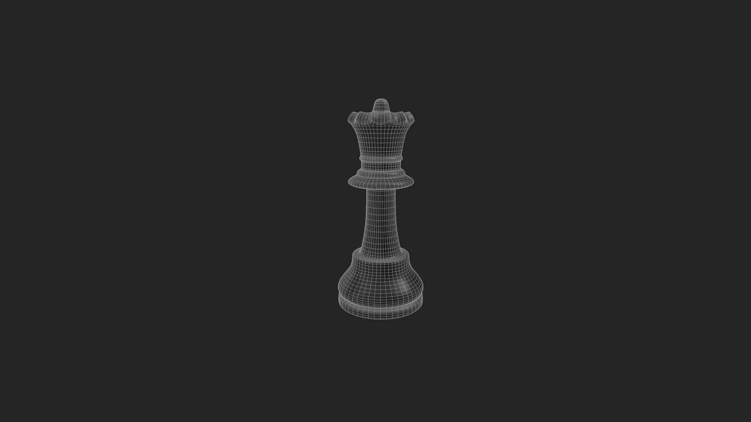 Chessboard Low-poly 3D model_20