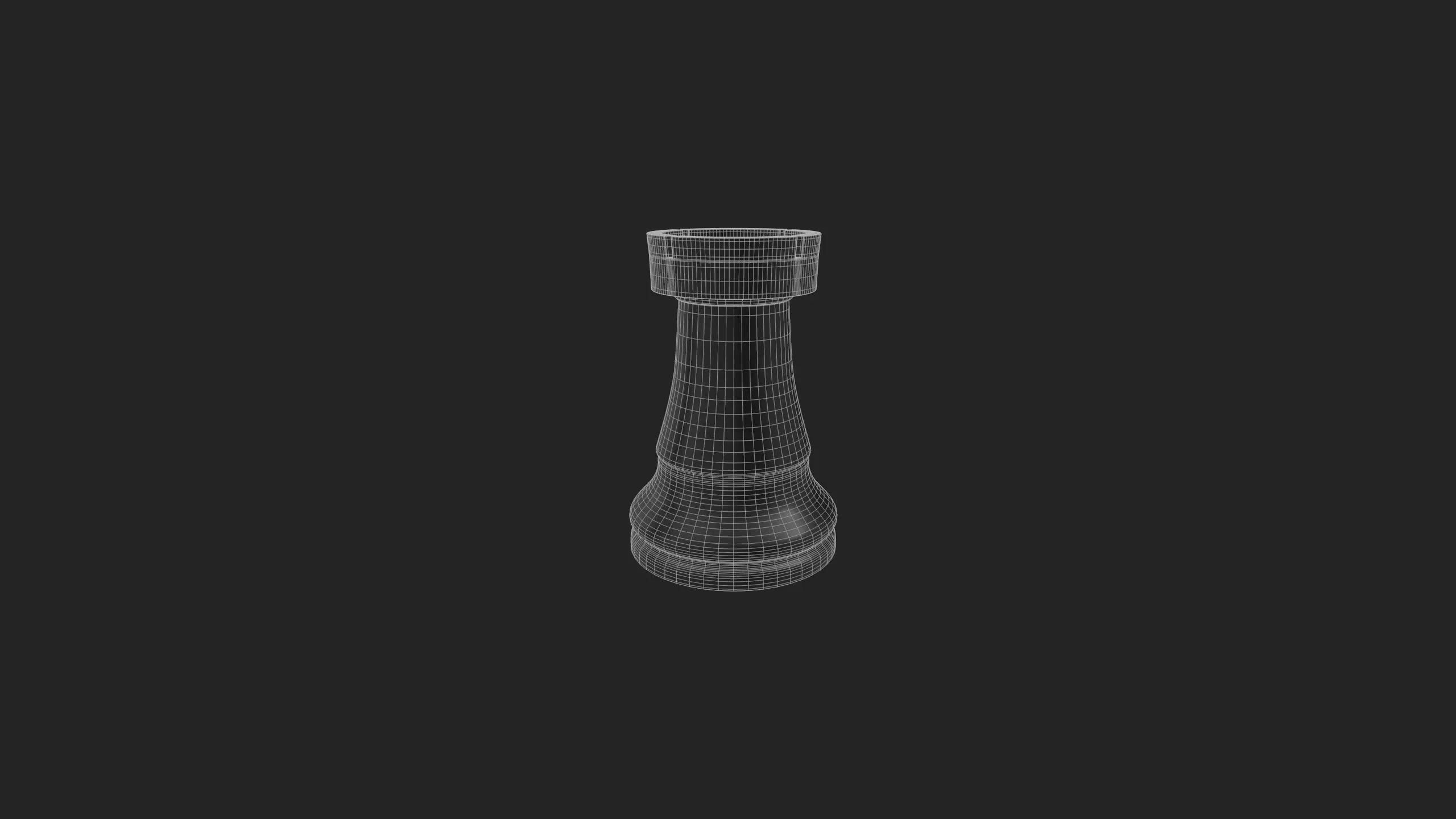 Chessboard Low-poly 3D model_18