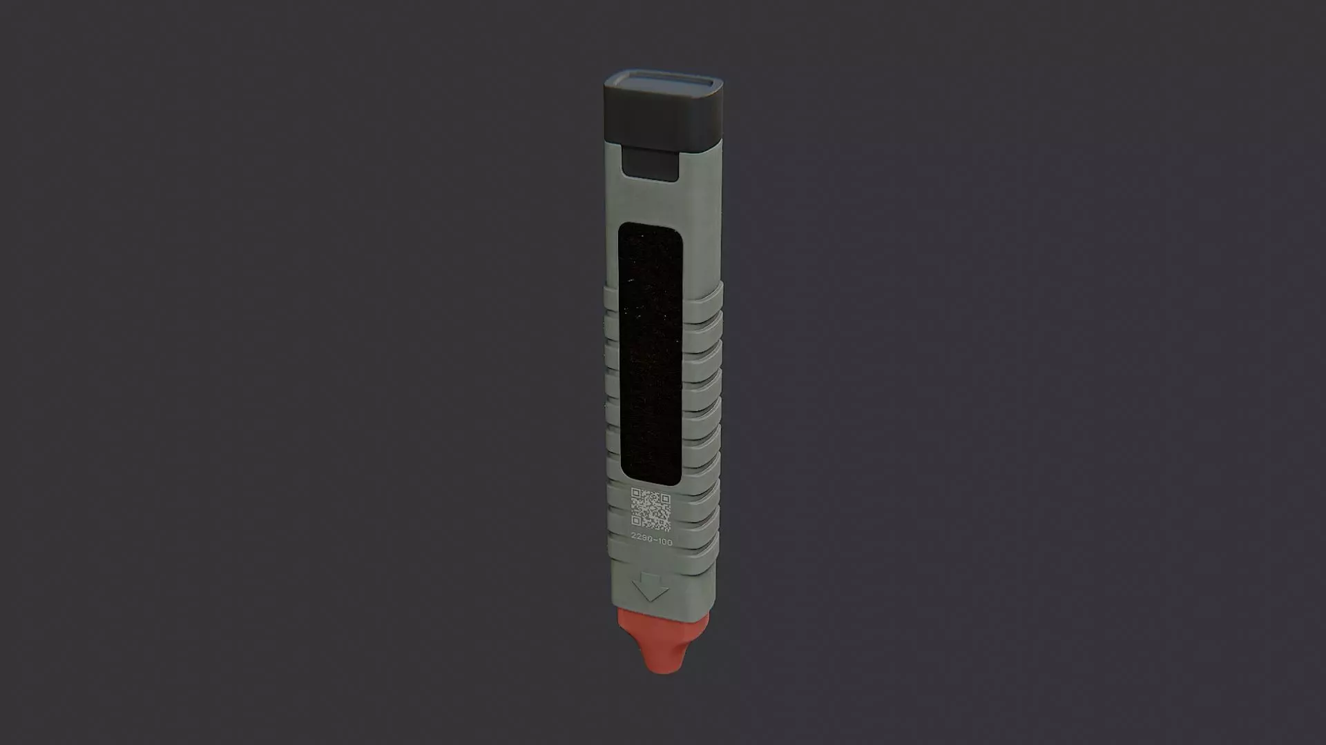 Offhand Stim Device with Glass Chamber Low-poly 3D model_1