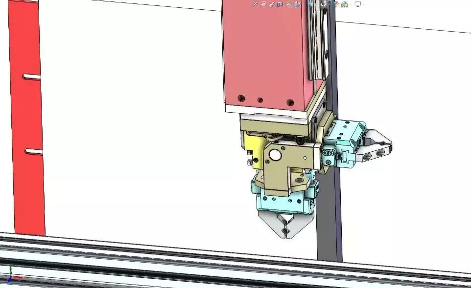 CNC Machine Loading and Unloading Automation System 3D model_3