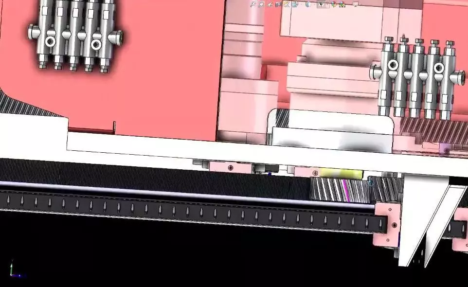 CNC Machine Loading and Unloading Automation System 3D model_14