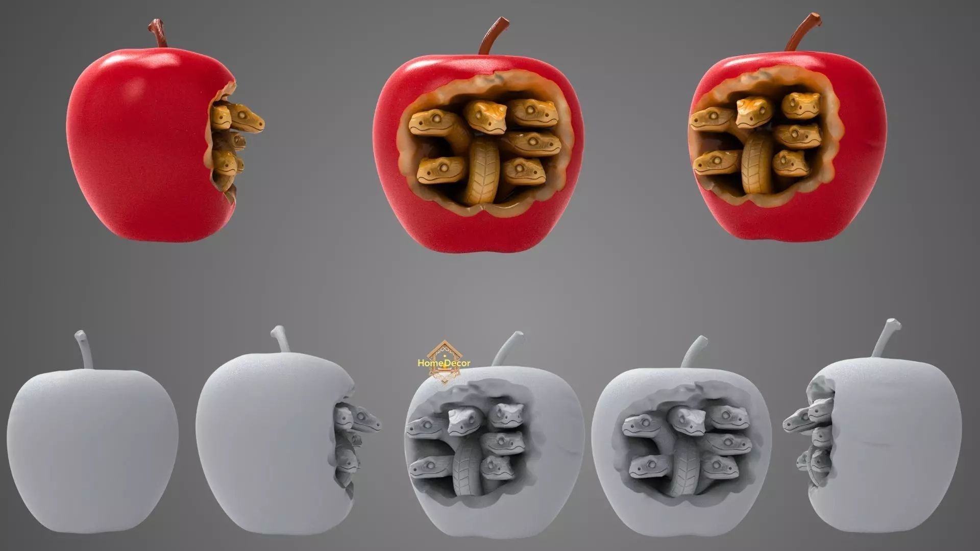 Forbidden Apple 3D print model_0