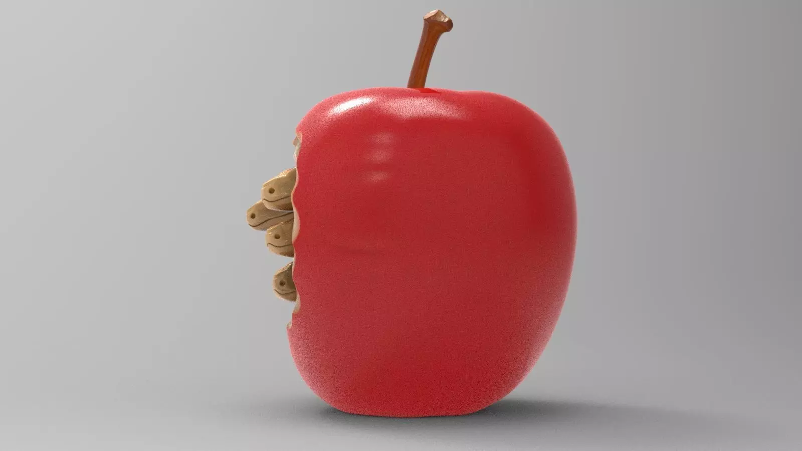 Forbidden Apple 3D print model_13