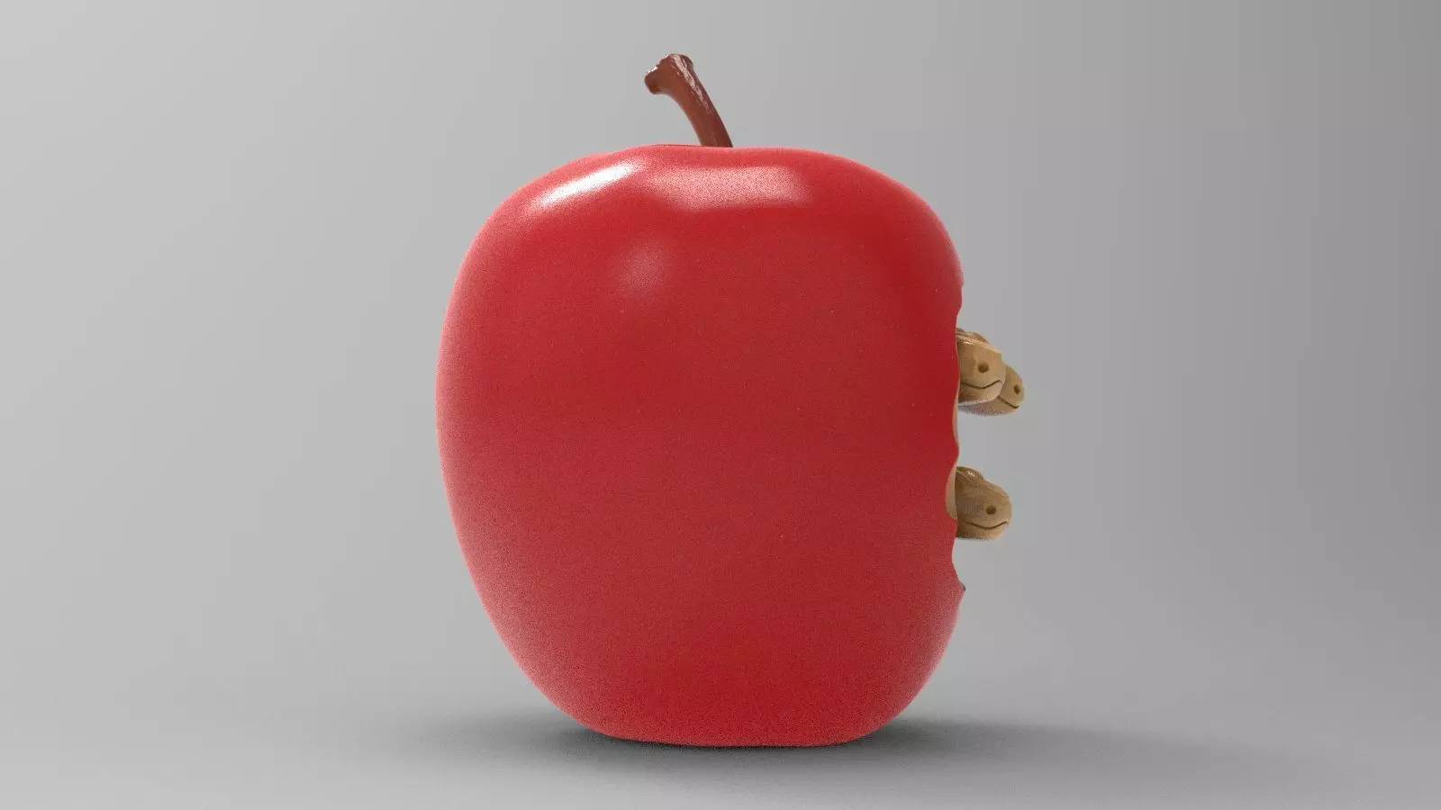 Forbidden Apple 3D print model_2