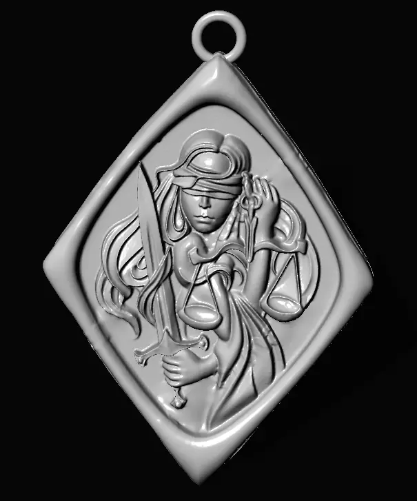 Pendant Themis 3D print model_8