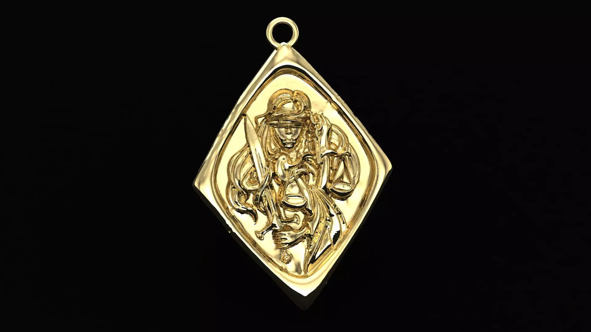 Pendant Themis 3D print model_5