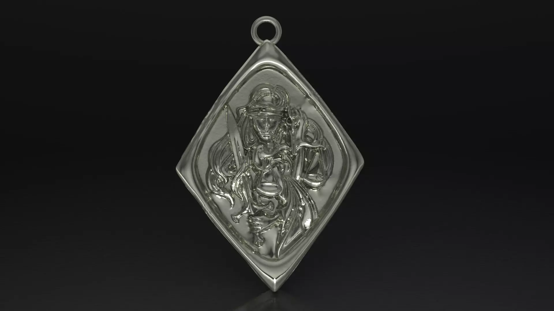 Pendant Themis 3D print model_1