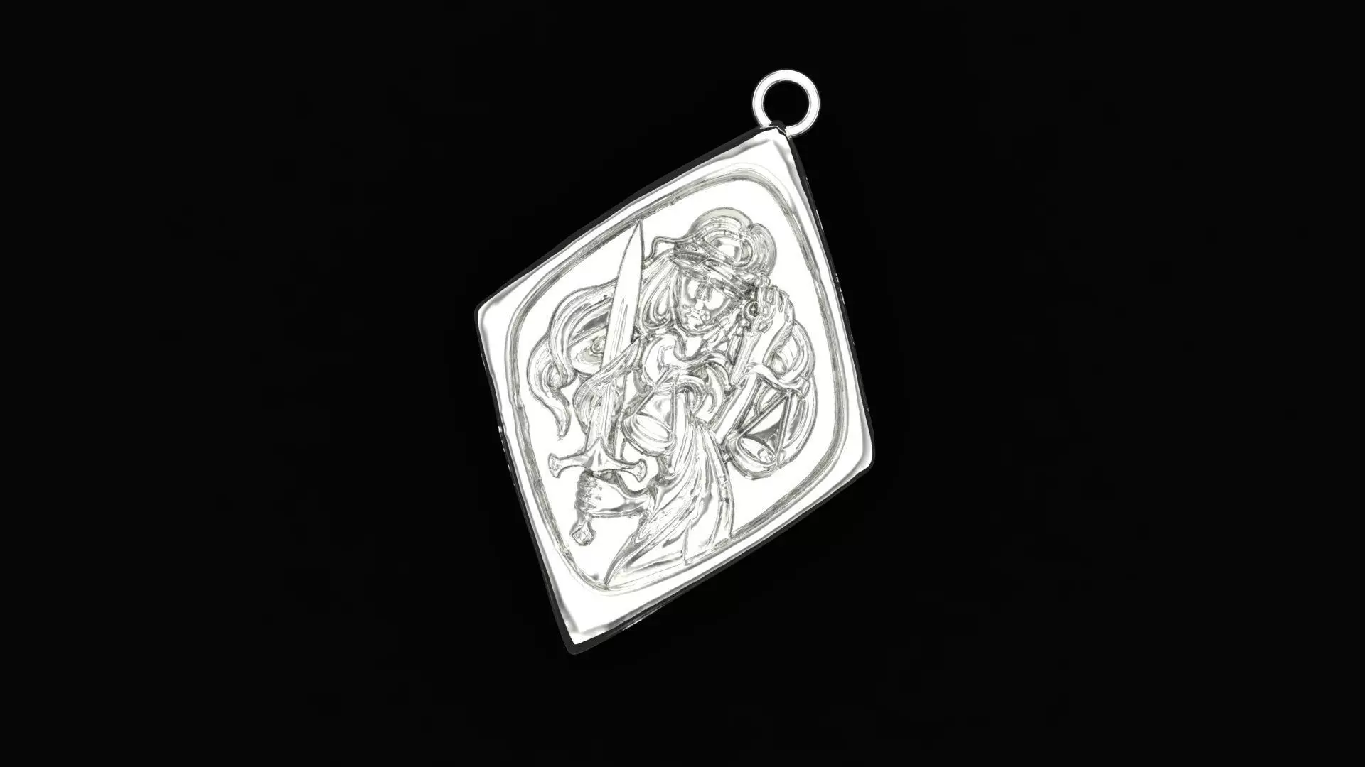 Pendant Themis 3D print model_3