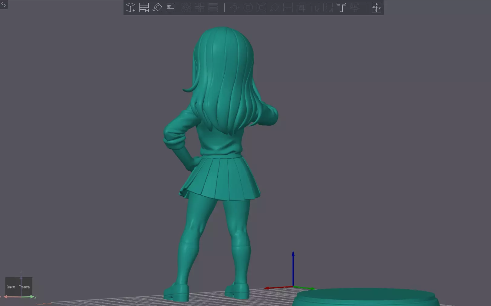 Nagatoro Waifu Printable 3D print model_2