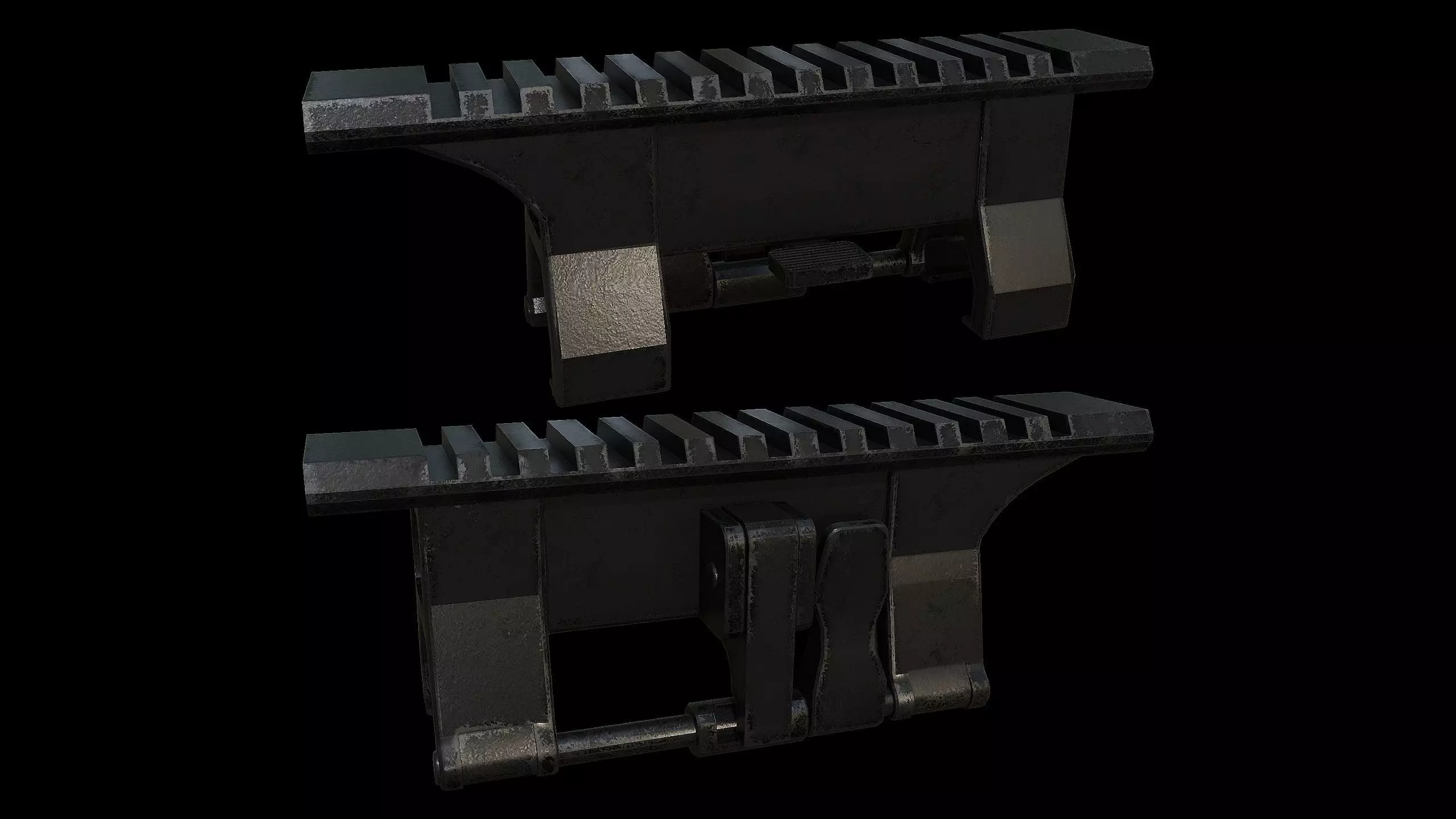 Scope Mount - Attachment- G Rifles Low-poly 3D model_0