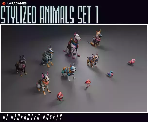 Stylized Animals Set 1