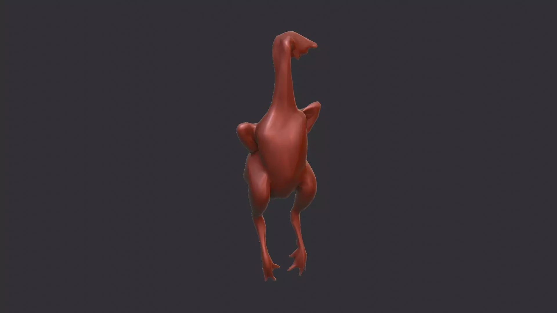 Butchered Chicken Prop Figure Low-poly 3D model_6