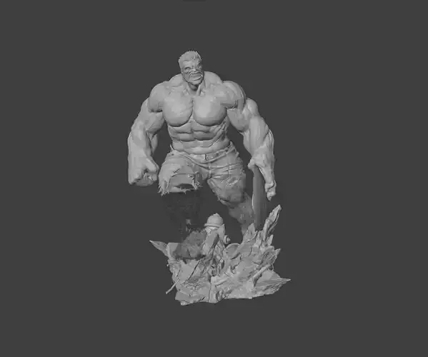 Hulk 3D Model STL 3D Printing Ready