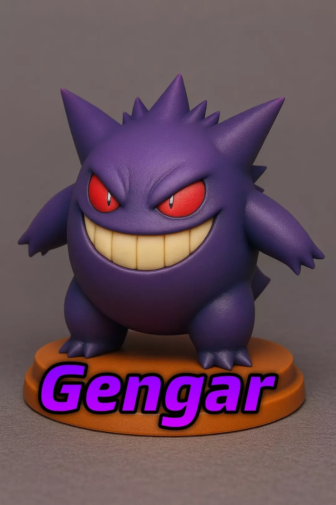 Gengar Figure Pokemon Ghost Free 3D print model