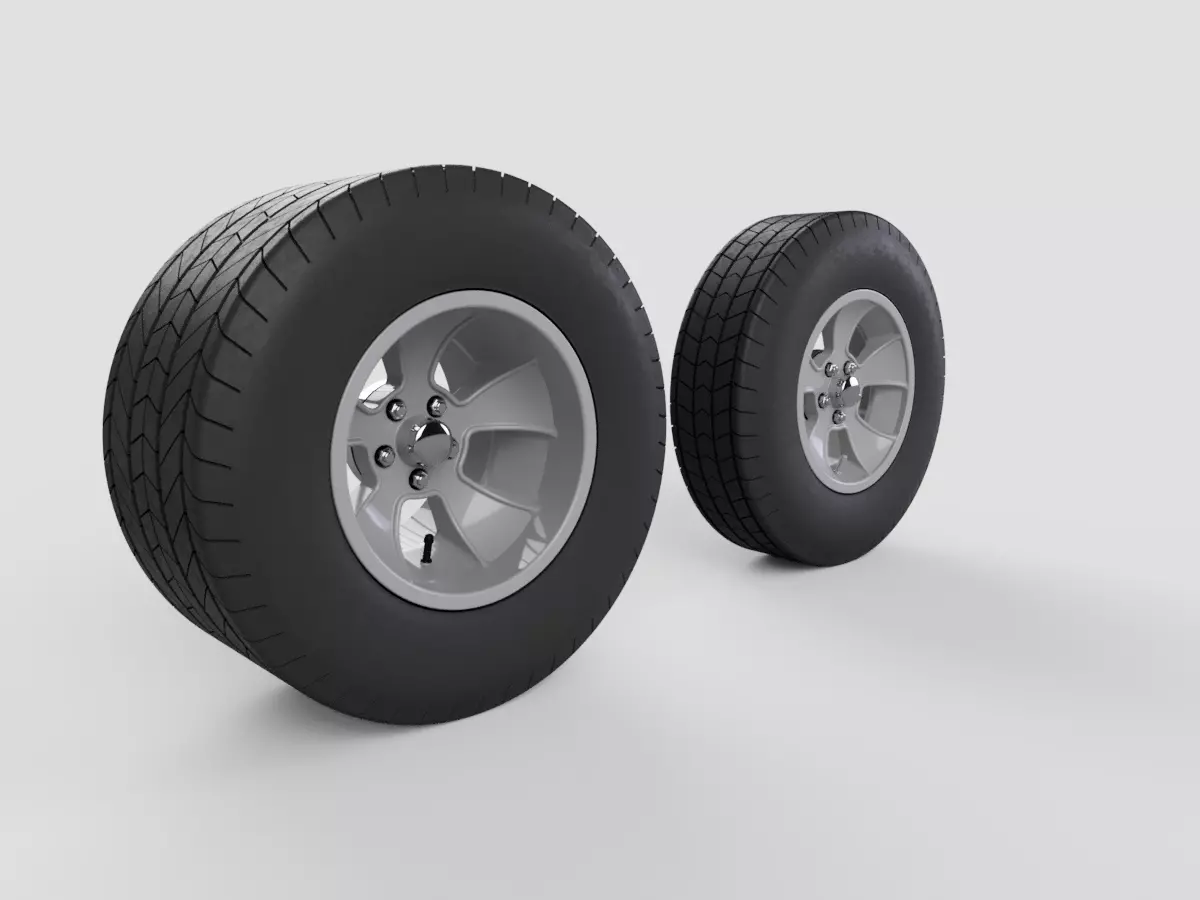 Rocket Racing Injector wheels 3D print model
