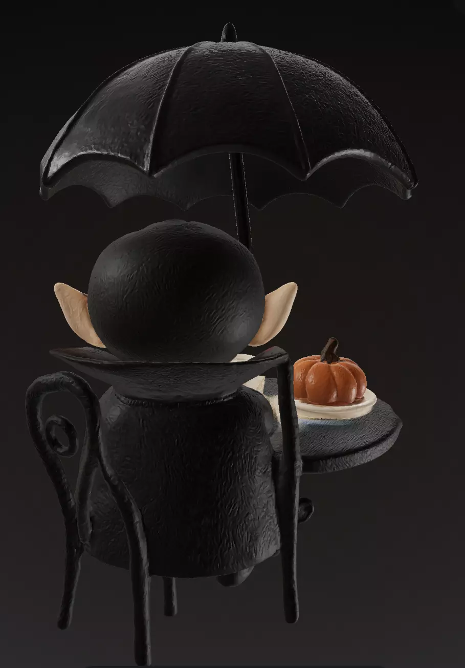 The Vampires Coffee Corner 3D Printable Miniature STL Model 3D model_5