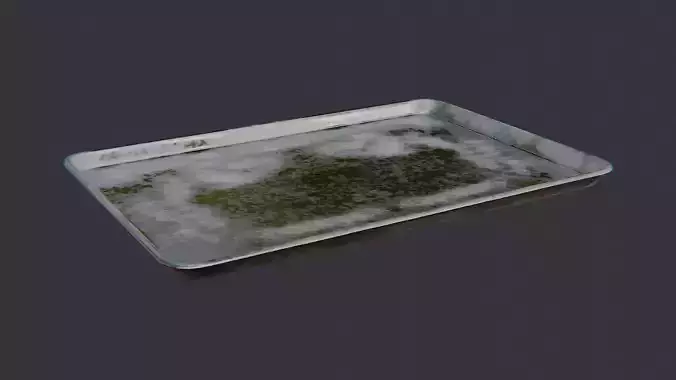 Butcher Metal Pan Rectangular Kitchen Tray