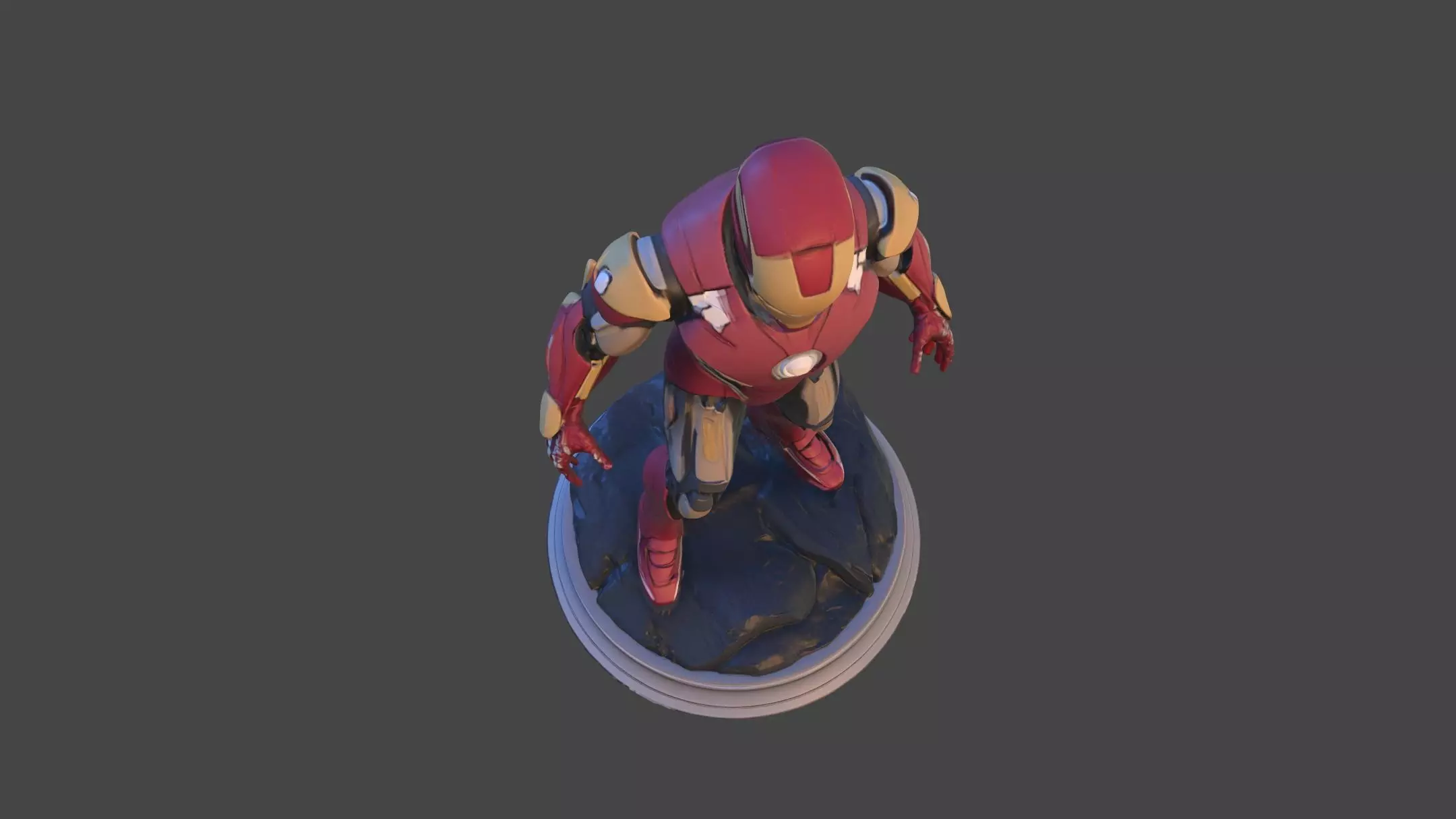 Iron Sentinel  High Poly Collectible 3D print model_7