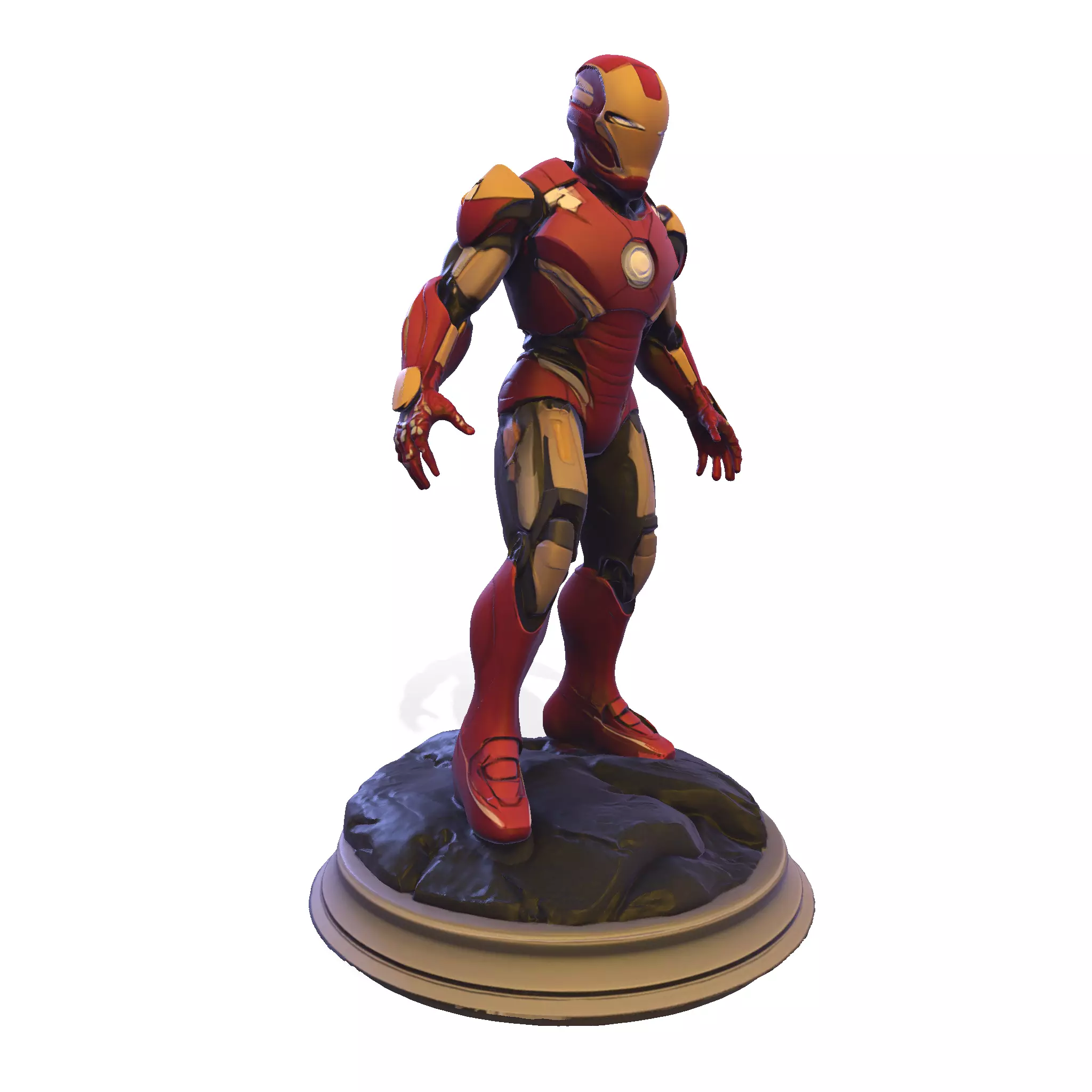 Iron Sentinel  High Poly Collectible 3D print model_0