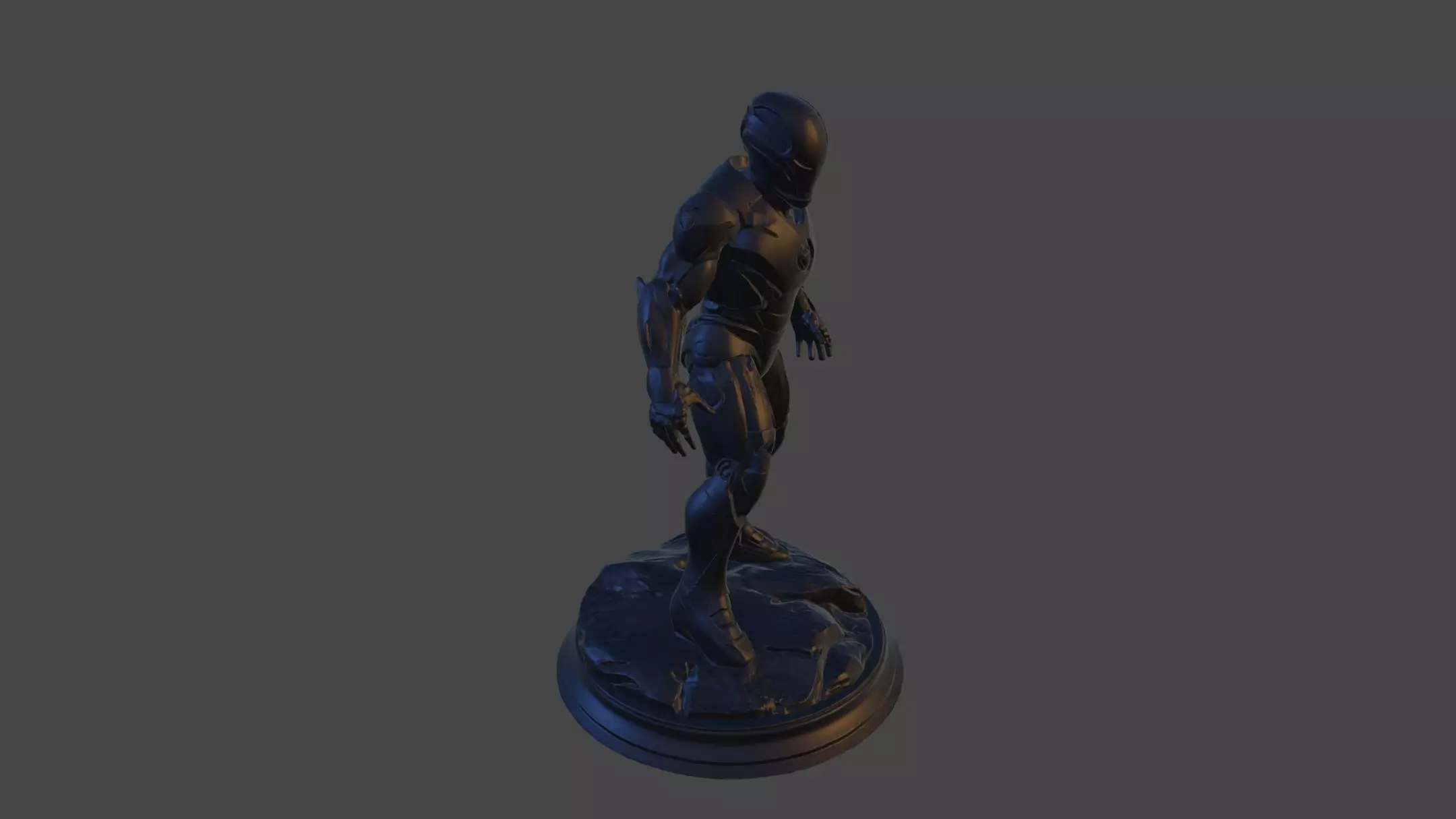 Iron Sentinel  High Poly Collectible 3D print model_9