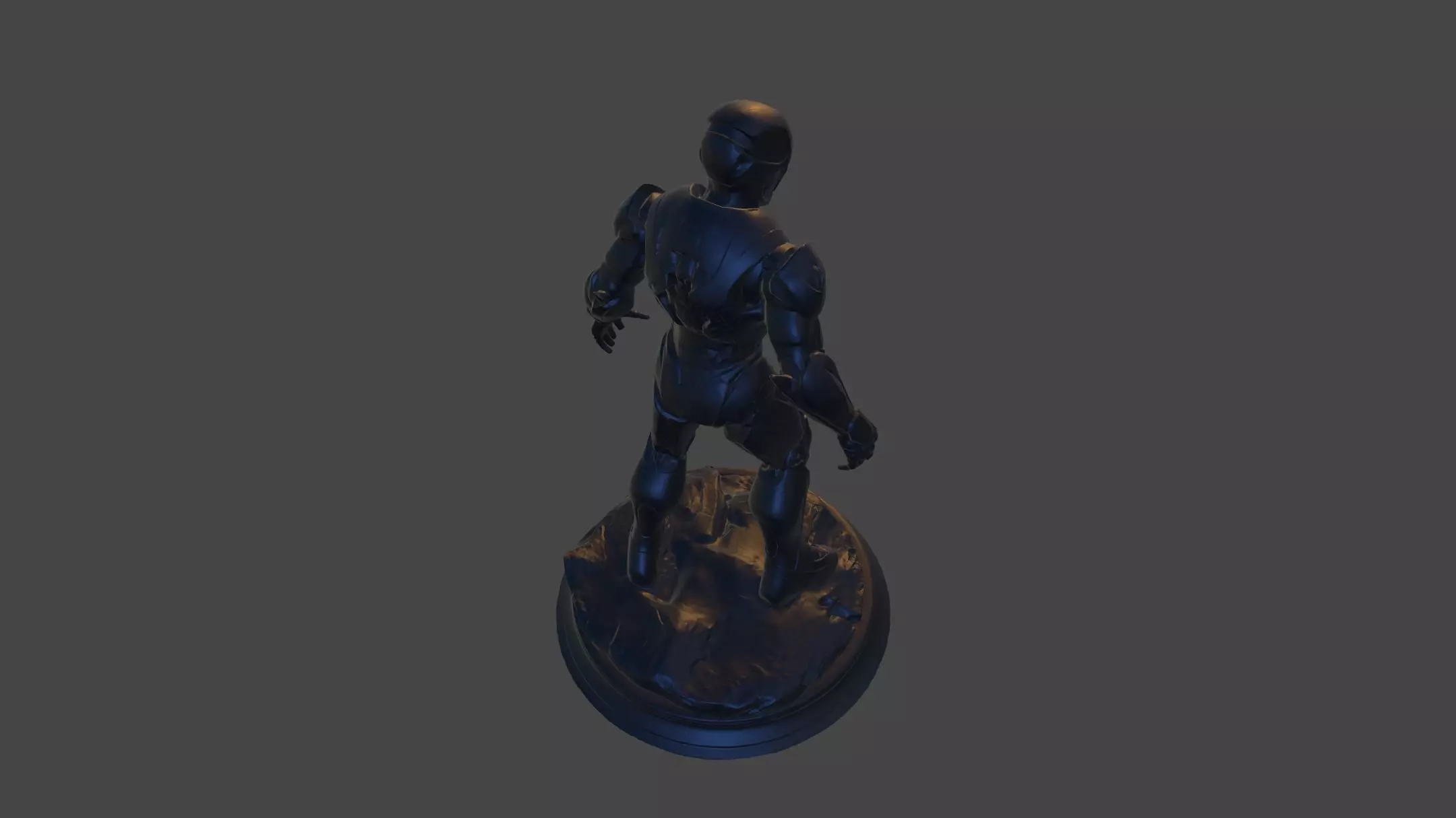 Iron Sentinel  High Poly Collectible 3D print model_19