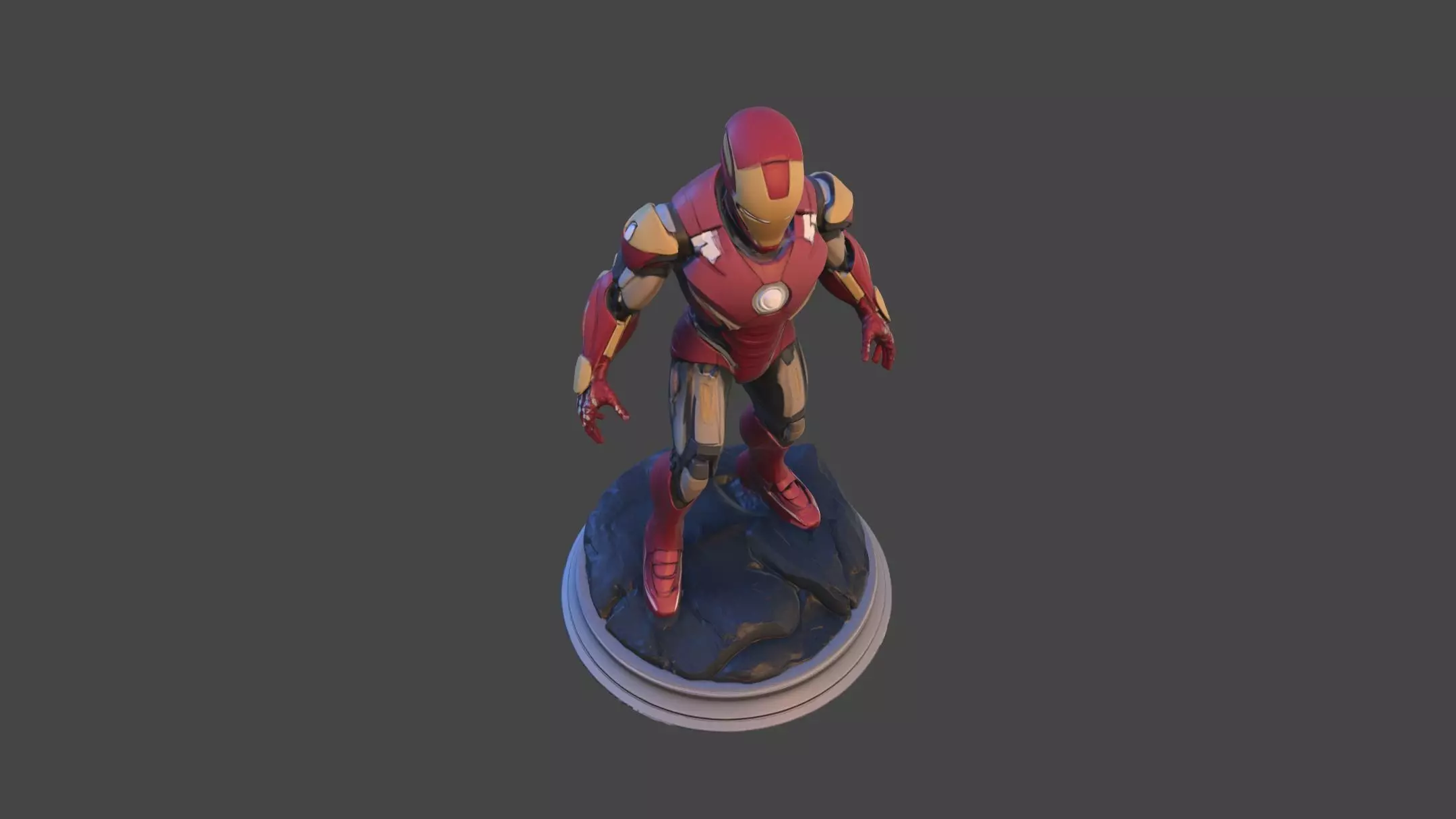 Iron Sentinel  High Poly Collectible 3D print model_34