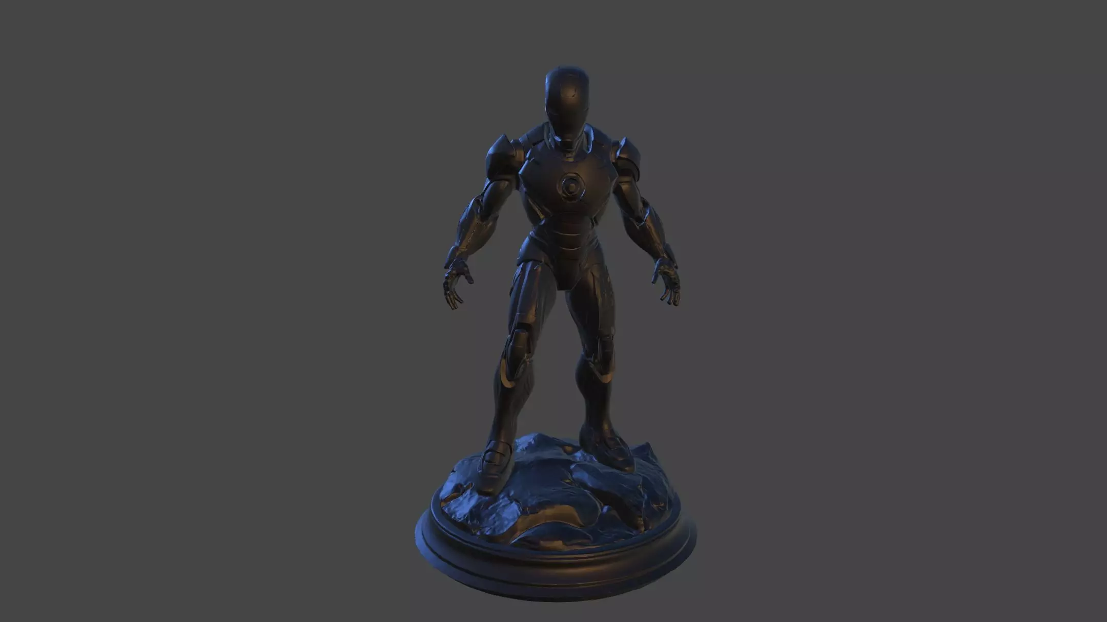 Iron Sentinel  High Poly Collectible 3D print model_2