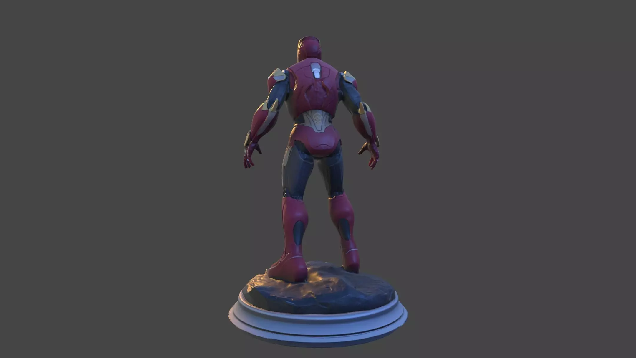 Iron Sentinel  High Poly Collectible 3D print model_29