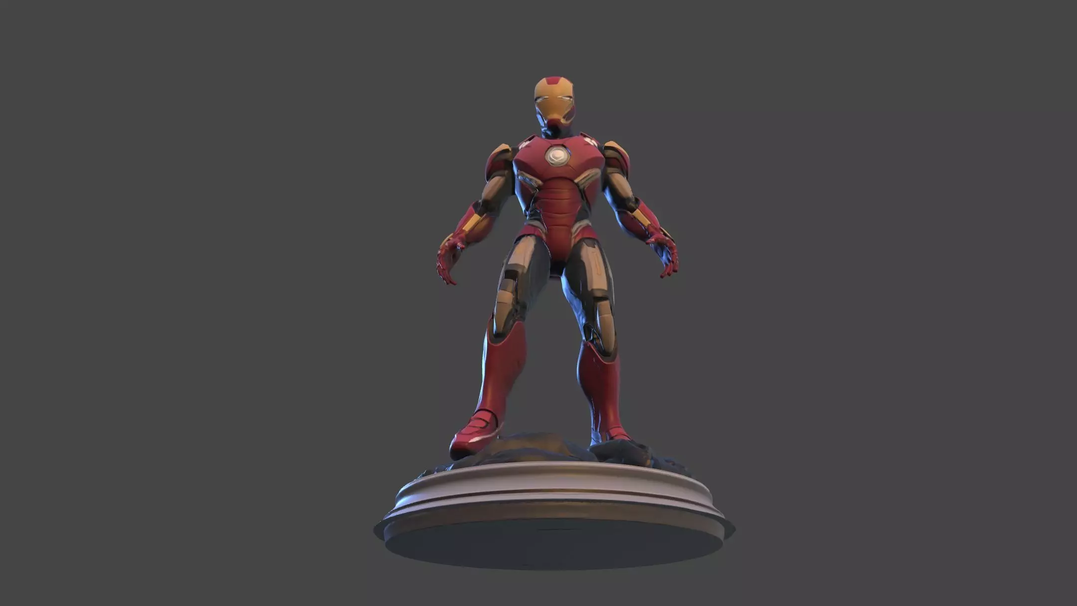 Iron Sentinel  High Poly Collectible 3D print model_6