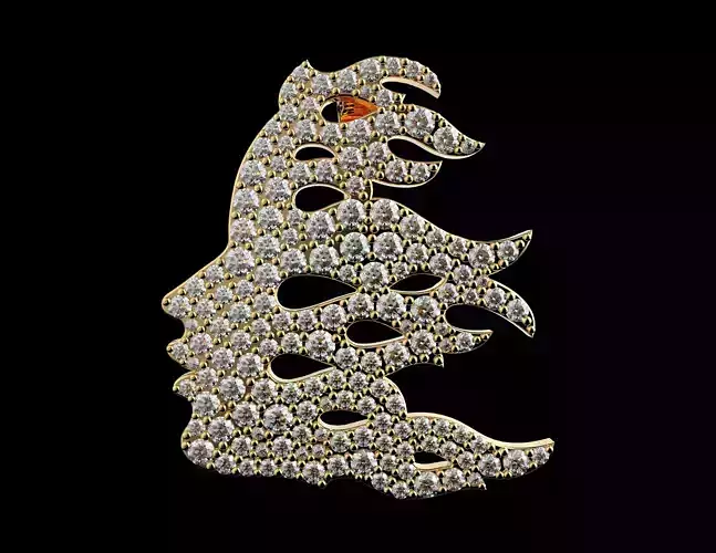 Gold N1536 3D print model