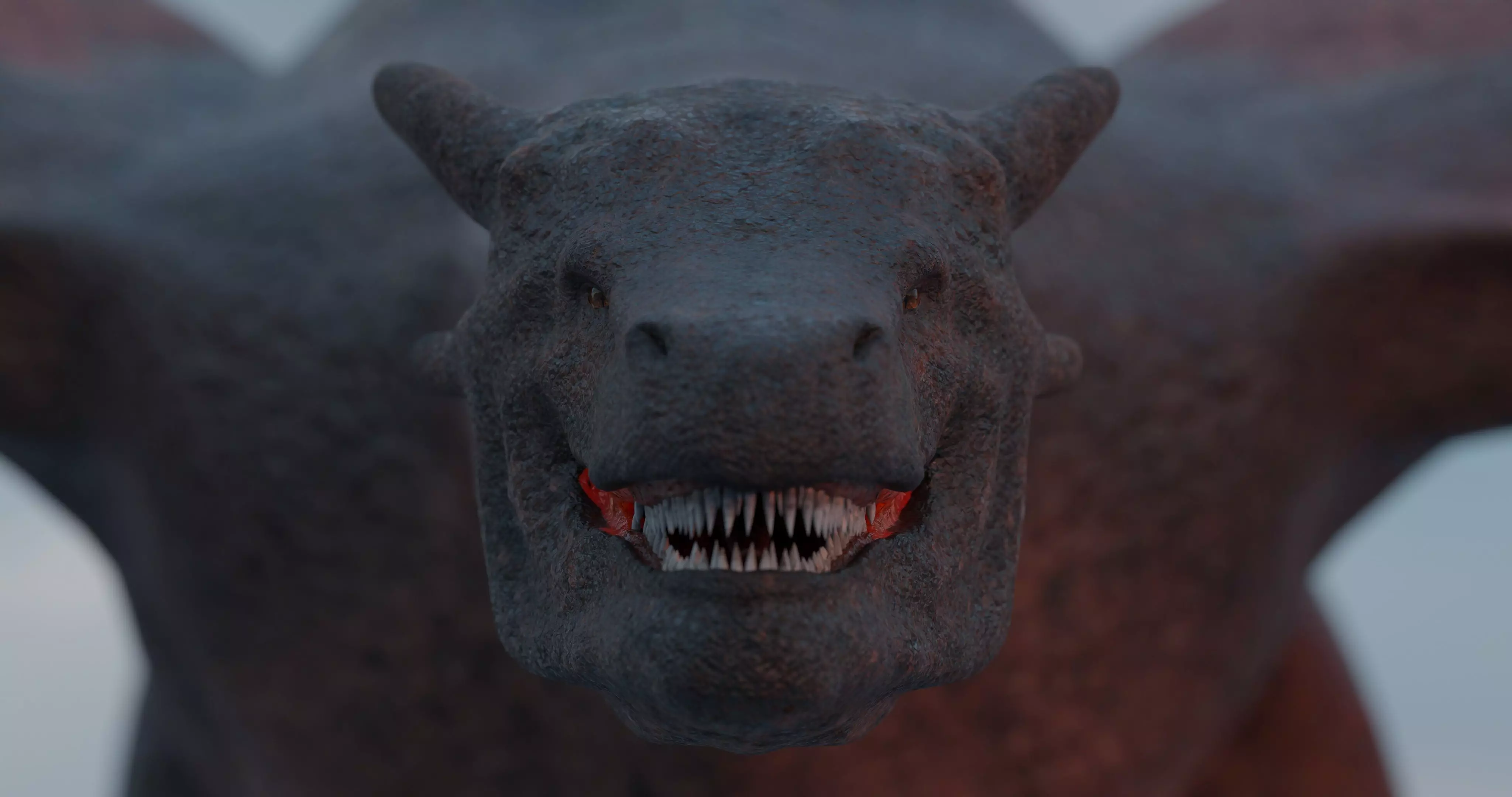 Wyvern-Fully Rigged Dragon Low-poly 3D model_7