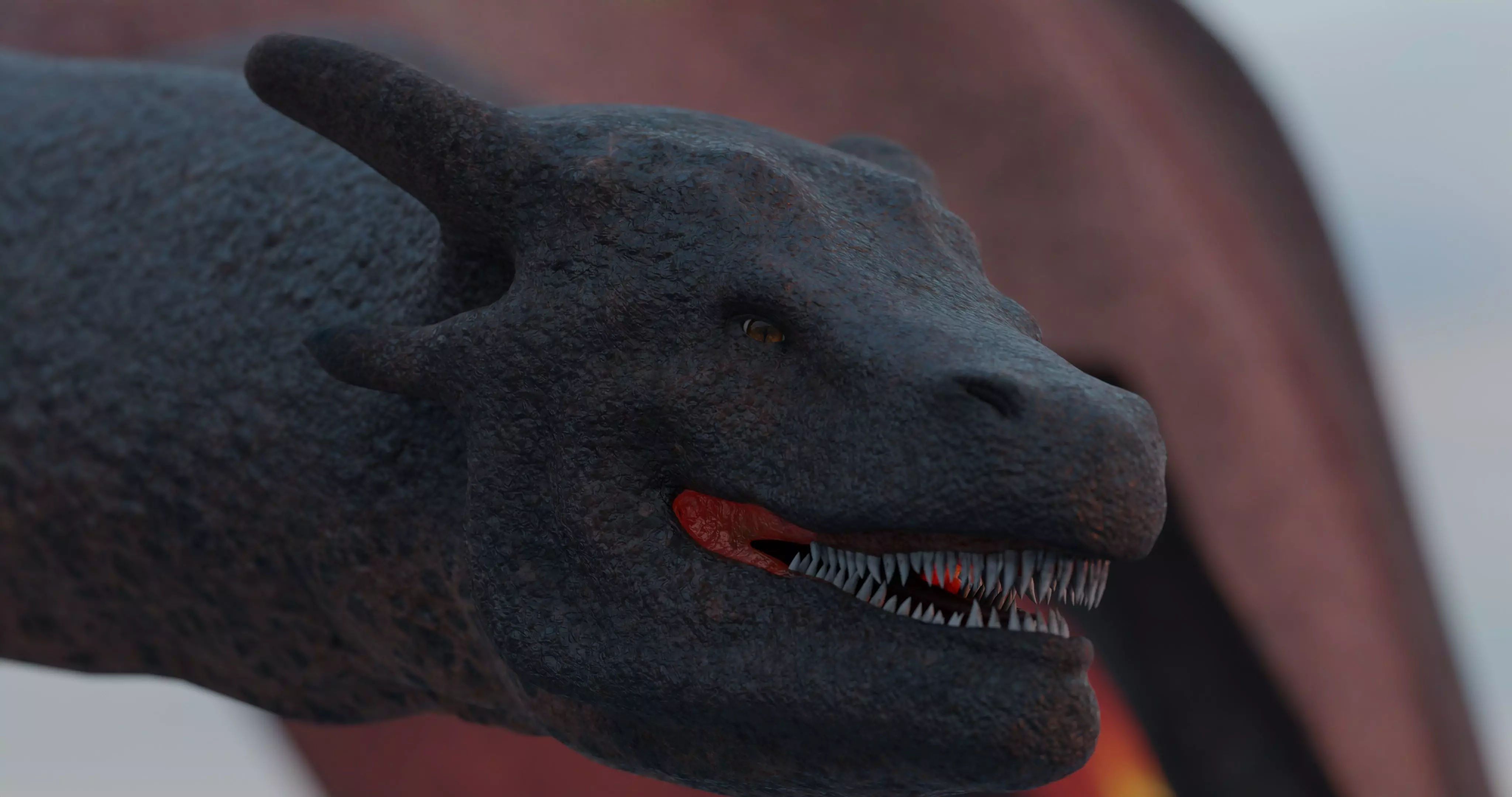 Wyvern-Fully Rigged Dragon Low-poly 3D model_6