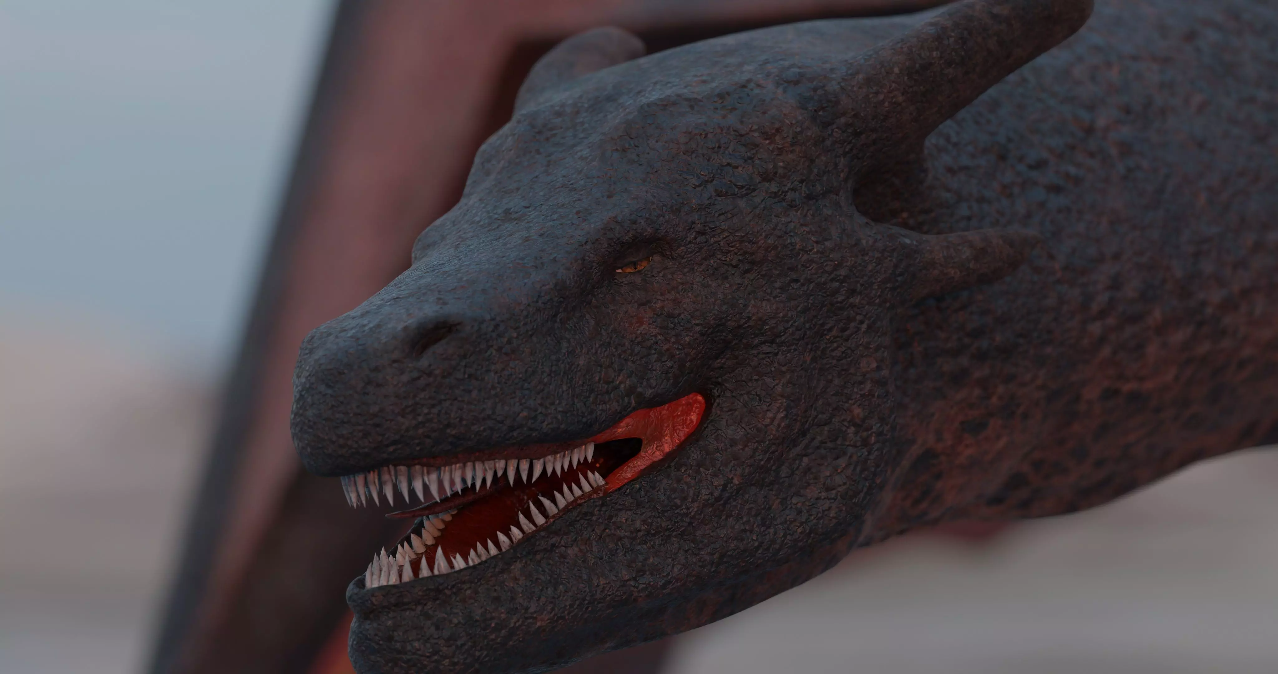 Wyvern-Fully Rigged Dragon Low-poly 3D model_13