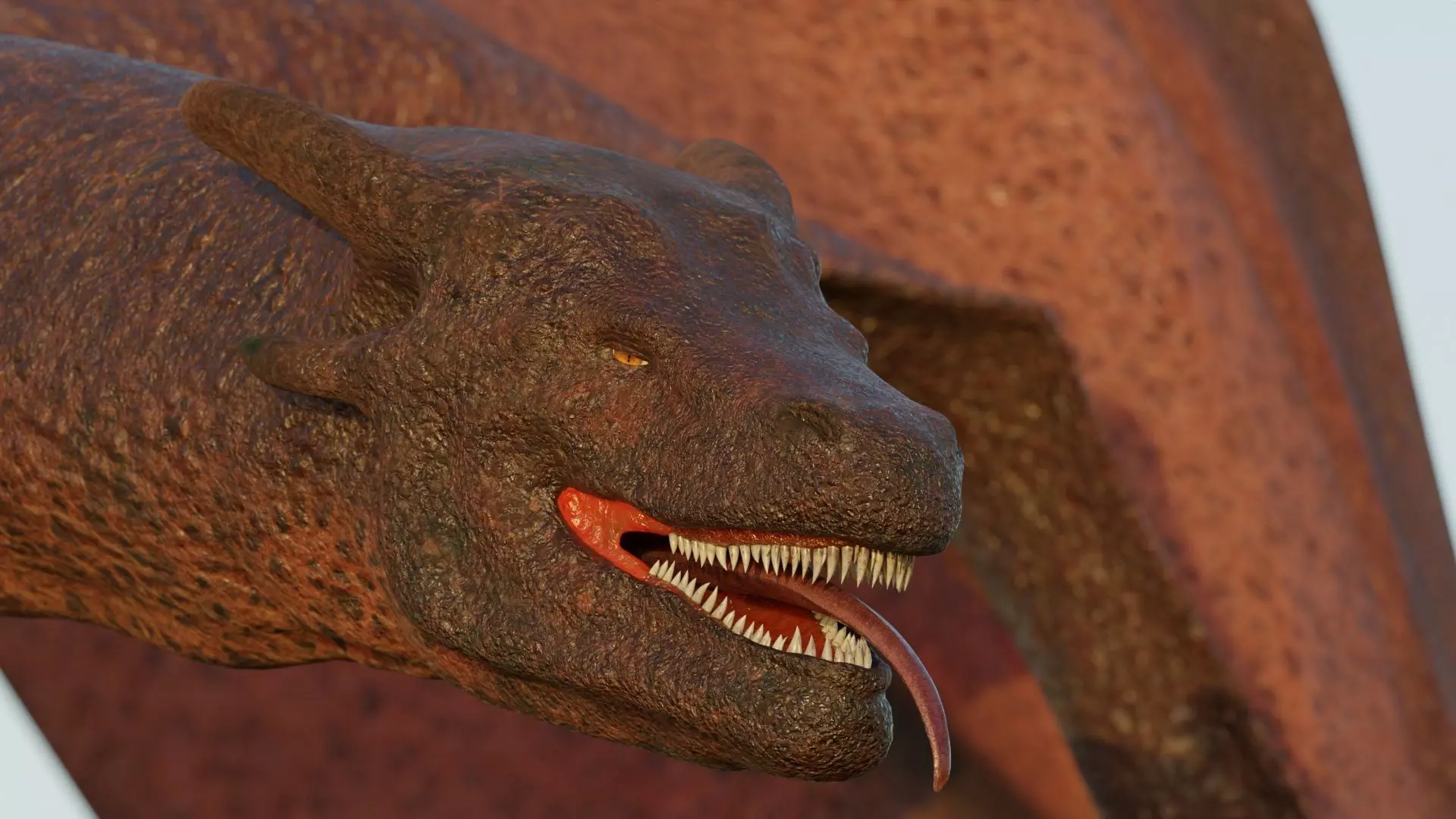 Wyvern-Fully Rigged Dragon Low-poly 3D model_1