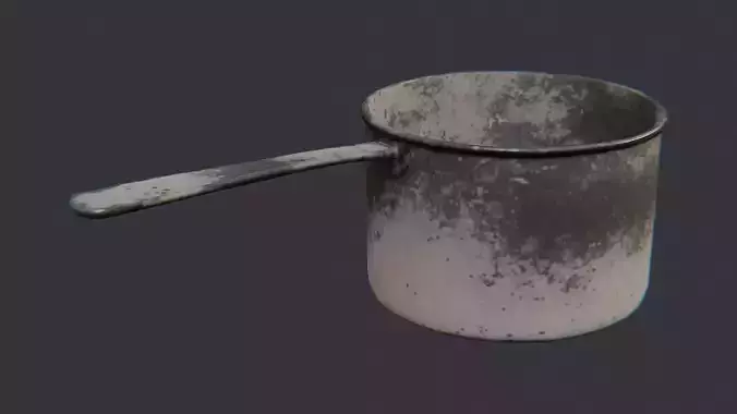 Metal Kitchen Pot with Handle
