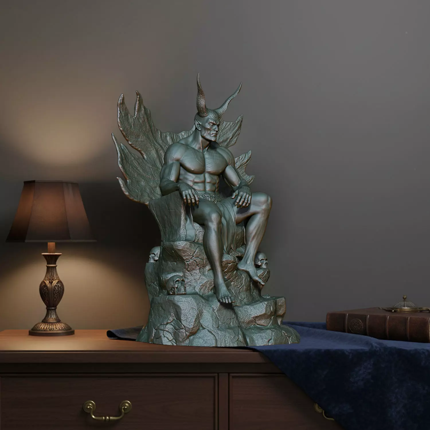 Demon 3D print model_2