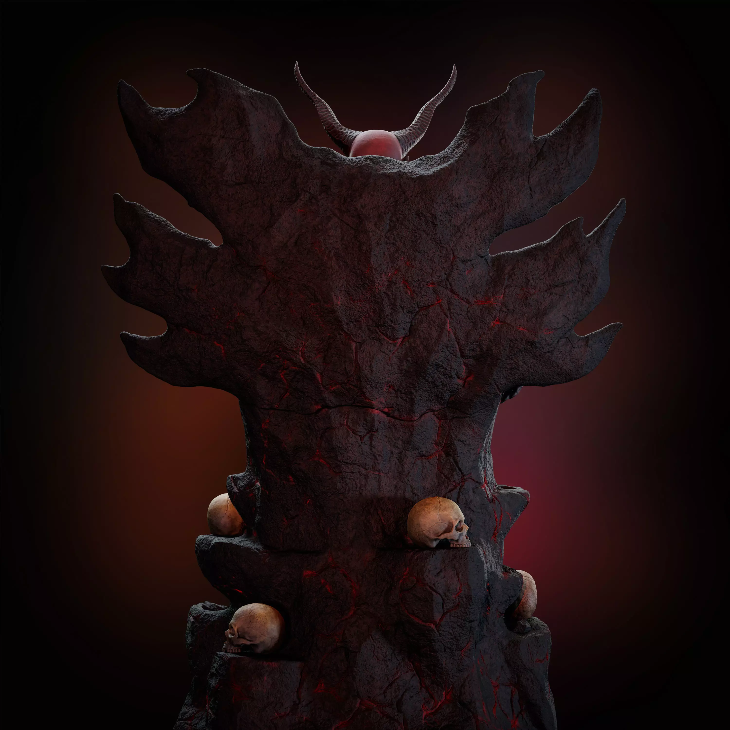 Demon 3D print model_10