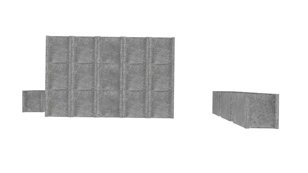 Cinder Breeze Block Free low-poly 3D model_1