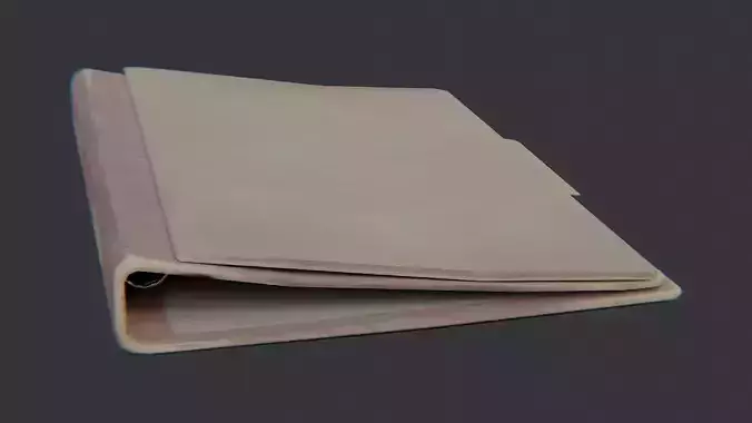 office binder book leather cover for desk