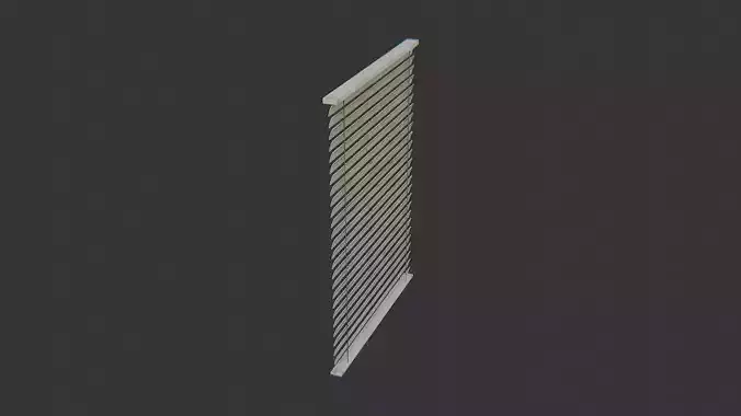 Office Window Venetian Blind with Slats