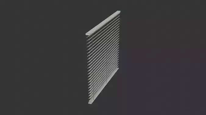 Office Window Blinds Closed