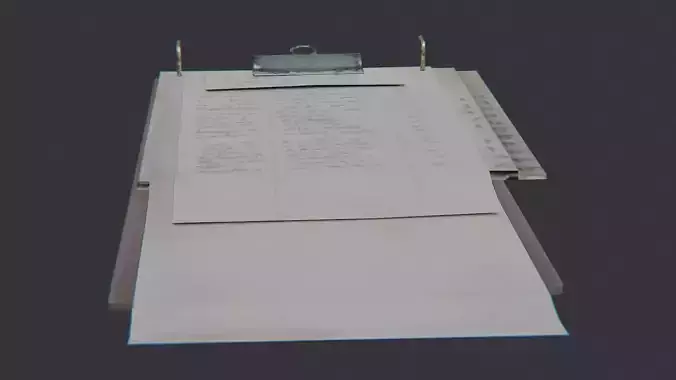 Office Clipboard with Metal Clip